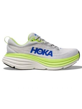 Hoka Bondi 8 Stardust/Lettuce/White Mens size 10 NEW!!!
